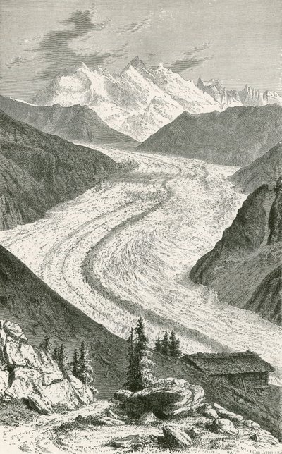 Gornerbreen og Monte Rosa av Swiss School