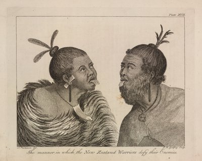 L.R.294.c.7, plate XVII New Zealand-krigere av Sydney (after) Parkinson