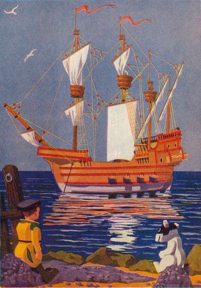 'How John Trusty Sailed the Seas', 1937. av Sydney George Hulme Beaman