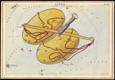 Vekten, ca. 1825 (kort, papir, silkepapir) av Sydney Hall