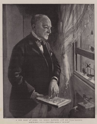 En ny likemann hjemme, Sir Henry Hawkins og hans fattige kunder av Sydney Prior Hall