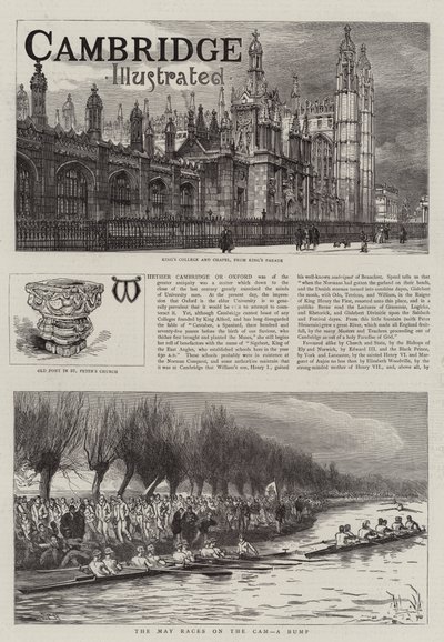 Cambridge illustrert av Sydney Prior Hall