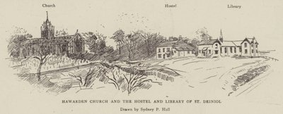 Hawarden Church og Hostel and Library of St Deiniol av Sydney Prior Hall