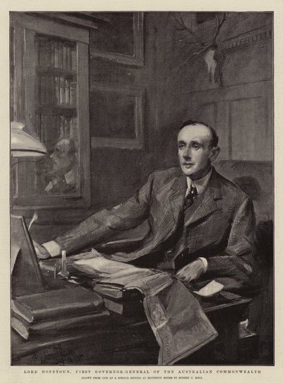 Lord Hopetoun, første generalguvernør for det australske samveldet av Sydney Prior Hall