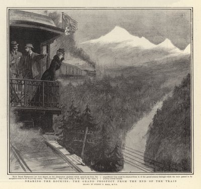 Nær Rockies, Grand Prospect from the End of the Train av Sydney Prior Hall