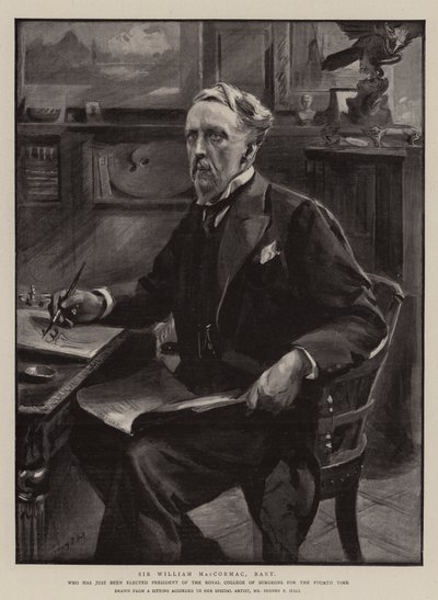 Sir William MacCormac, Baronet av Sydney Prior Hall