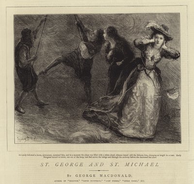 St George og St Michael av Sydney Prior Hall