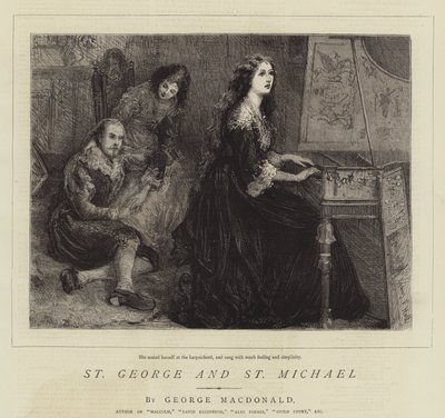 St George og St Michael av Sydney Prior Hall