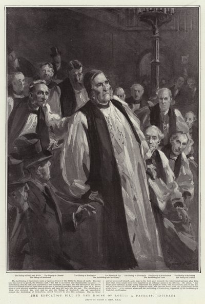 Utdanningsloven i House of Lords, en patetisk hendelse av Sydney Prior Hall