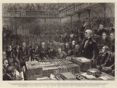 Hjemmestyredebatten i Underhuset, Mr Gladstone