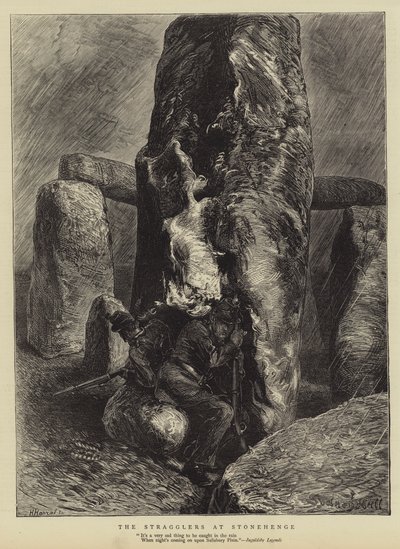 The Stragglers på Stonehenge av Sydney Prior Hall