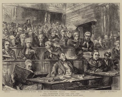 Tichborne-dekselet, Pro og Con av Sydney Prior Hall