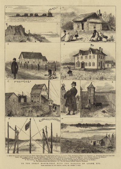 Til det store nordvest med markisen av Lorne, XVI av Sydney Prior Hall