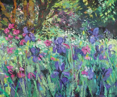 Iris Garden av Sylvia Paul