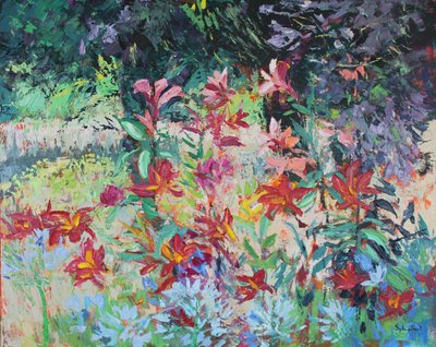 Lily Garden av Sylvia Paul