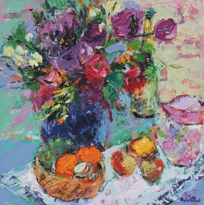 Sommerhageblomster av Sylvia Paul