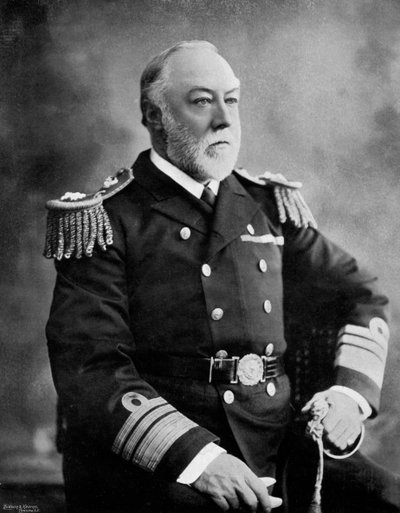 Viseadmiral Sir Henry Fairfax , britisk sjøoffiser, 1896. av Symonds and Co