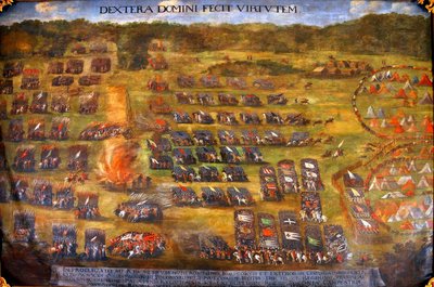 Slaget ved Klushino, før 1620 av Szymon Boguszowicz