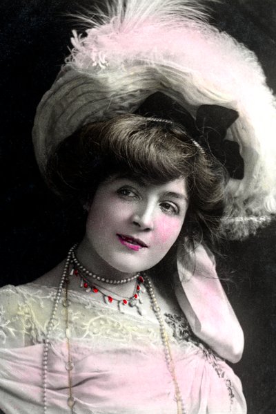 Cora Brown-Potter 1857-1936, amerikansk skuespillerinne, tidlig på 1900-tallet. av TC Turner