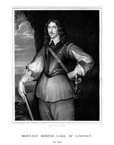 Montagu Bertie, andre jarl av Lindsey, 1826. av T. A. Dean