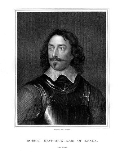 Robert Devereux, 3. jarl av Essex, 1827. av T. A. Dean