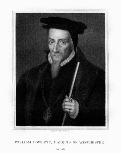 William Paulet, 1. markis av Winchester, engelsk statsmann, 1828. av T. A. Dean