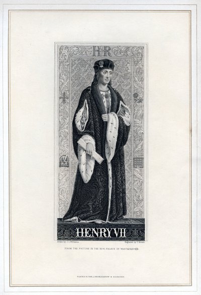 Henry VII av England, 1800-tallet. av T. Brown