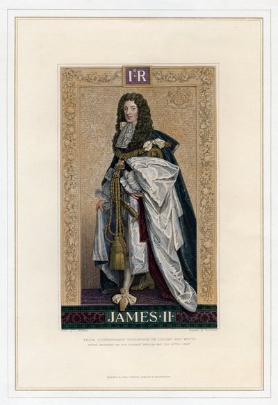 James II, konge av England, Skottland og Irland av T. Brown