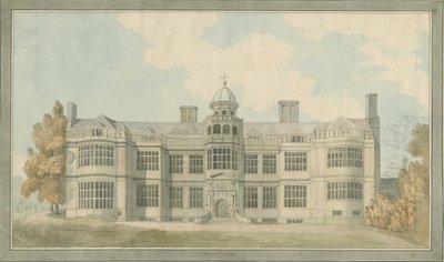 Ingestre Hall: akvarellmaleri, nd [1791] av T Carter