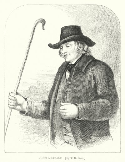 John Metcalf (gravering) av T. D. (after) Scott