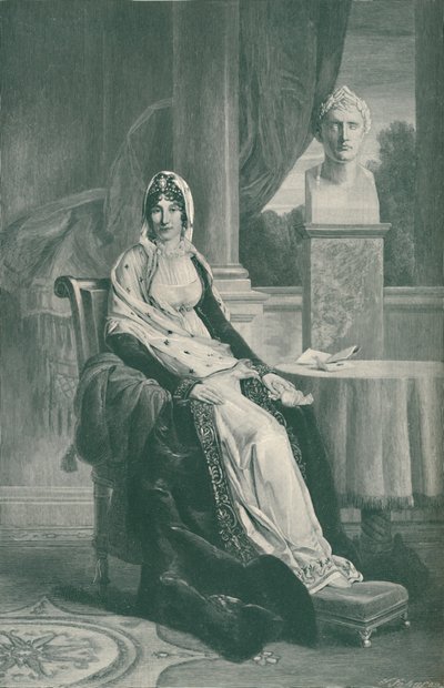 Marie-Laetitia Ramolino Bonaparte - Mor til Napoleon I, c1800-1804, 1896 av T. Johnson