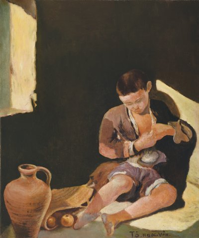 Drømmen om den påfølgende dagen, ca. 1940 (olje på lerret) av Tô Ng?c Vân