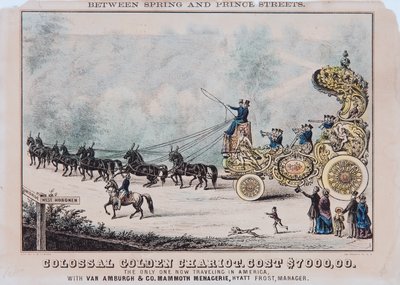Colossal Golden Chariot, koster $7000 (wc på papir) av T. W. Strong