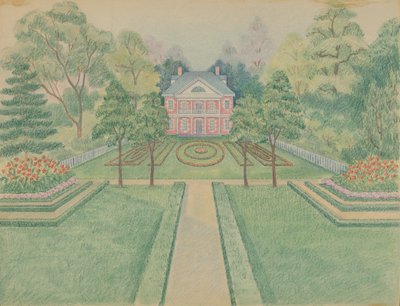 N.W. Stuyvesant Residence, ca. 1936. av Tabea Hosier