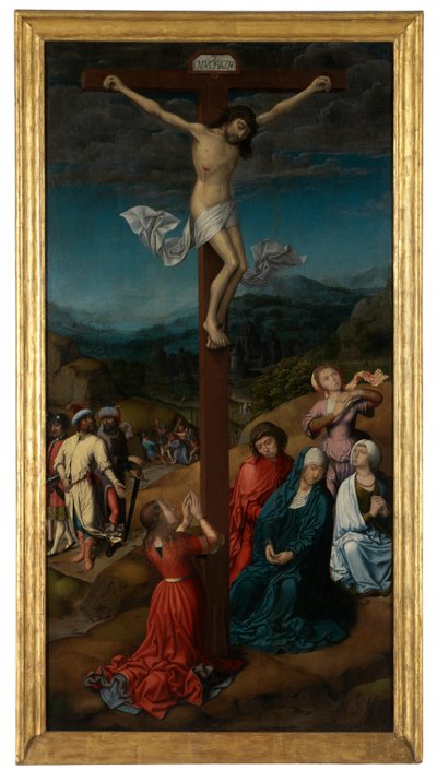 Korsfestelsen (olje på panel) av Taborda Vlame Frey Carlos