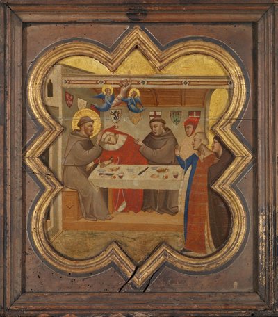 Tod des Edlen von Celano av Taddeo Gaddi