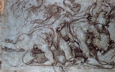 The Fighters, 1500-tallet. av Taddeo Zuccari