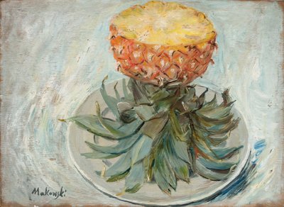 Ananas på en tallerken av Tadeusz Makowski