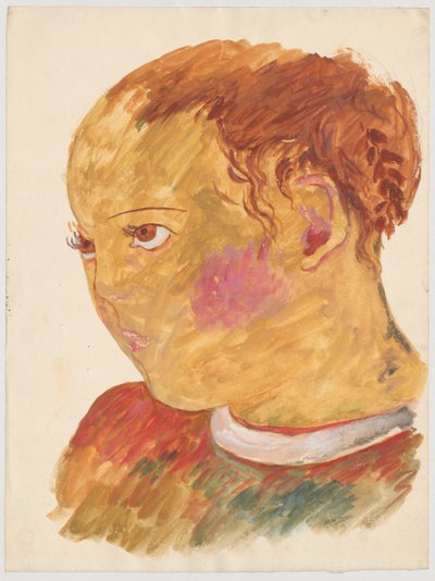 Mädchenkopf av Tadeusz Makowski