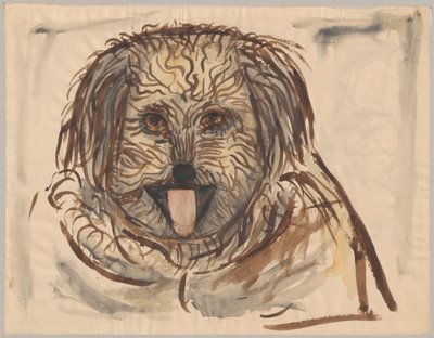 Hode av en hund av Tadeusz Makowski