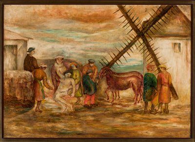 Den barmhjertige samaritan av Tadeusz Makowski