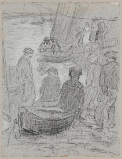 I fiskerhavnen av Tadeusz Makowski