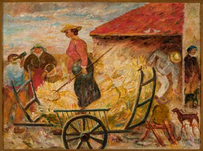 Transport av korn av Tadeusz Makowski