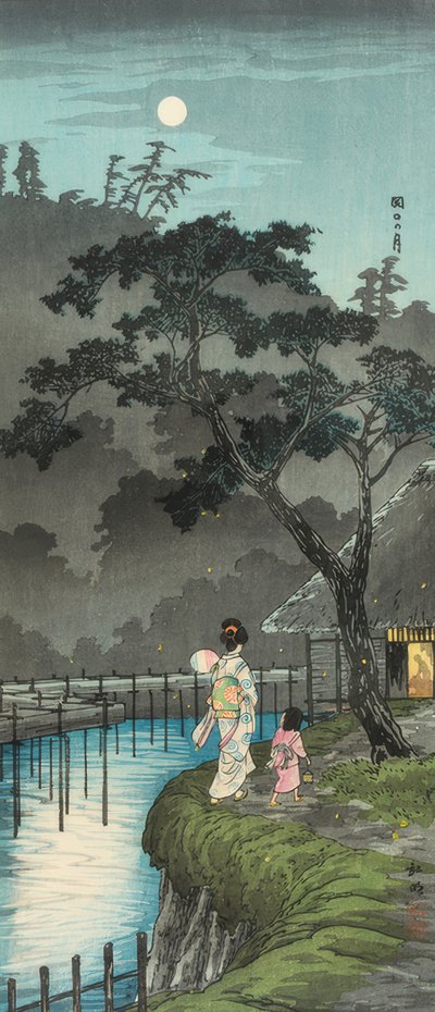 Mond i Sekiguchi av Takahashi Hiroaki