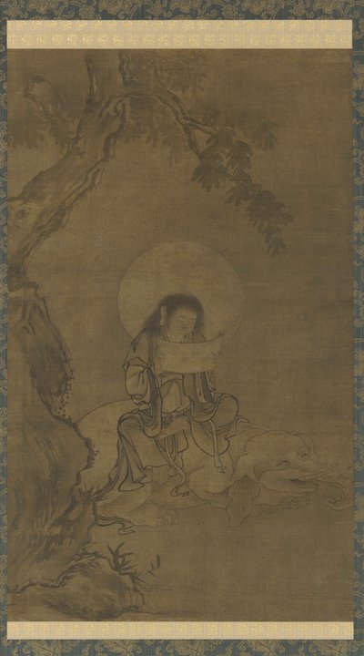 Fugen, Muromachi-perioden (blekk og farge på silke) av Takuma Eiga
