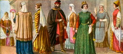 Italiensk kjole fra 1500-tallet av Tancredi Scarpelli