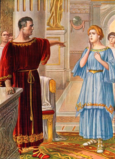 Augustus straffer datteren Julia av Tancredi Scarpelli