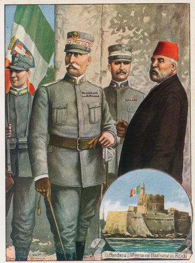 General Giovanni Ameglio, erobreren av Rodi av Tancredi Scarpelli