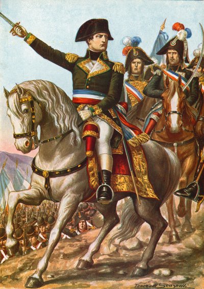 Napoleon i den første italienske kampanjen, 1796 av Tancredi Scarpelli