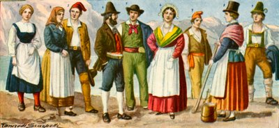 Regional italiensk kjole av Tancredi Scarpelli